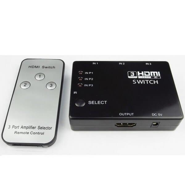 سوییچ 3 به 1 HDMI با قابلیت انتقال تصاویر 3 بعدی